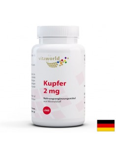 Антиоксидант - Мед (меден глюконат), 2 mg x 365 таблетки - Антиоксиданти