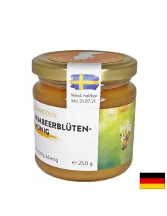 Пчелен мед от малинов цвят (Швеция), 250 g - Пчелни продукти