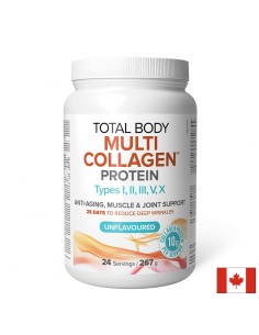 Mулти колаген (говежди, рибен и пилешки) - Total Body Multi Collagen, 267 g прах - Остеопороза