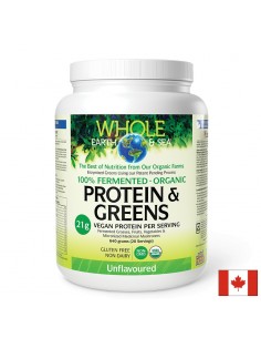 Whole earth and sea® 100 Fermented Organic Protein and Greens (неовкусен), 640 g пудра - Антиоксиданти