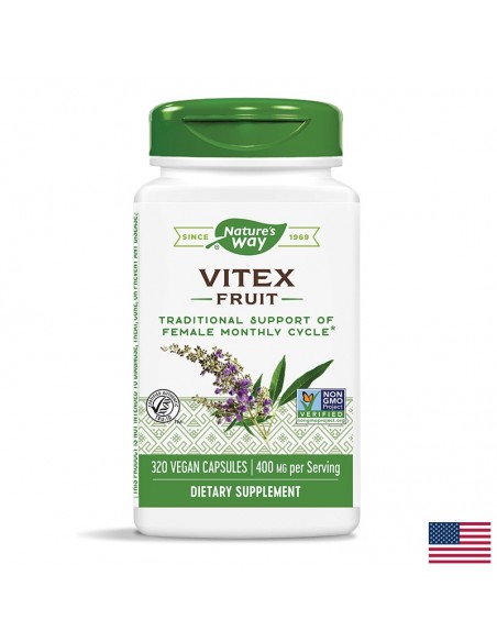 Витекс (плод) 400 mg x 320 капс. Nature’s Way - 1