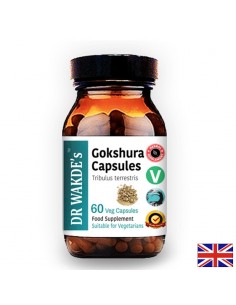 Енергия и либидо - Гокшура (Gokshura, Tribulus Terrestris), 60 V капсули - Вегетарианци/Вегани