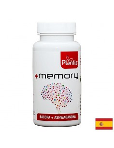 Силна памет - Бакопа мониери 302 mg и ашваганда 50 mg, + Memory Plantis®, 45 капсули - Мозъчна функция,памет, концентрация