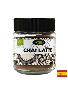За овкусяване на напитки – билкова смес Chai Latte - С канела, джинджифил и други био подправки, 60 g, прах