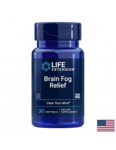 Мозъчна функция- Brain Fog Relief, 30 софтгел капсули - Мозъчна функция,памет, концентрация