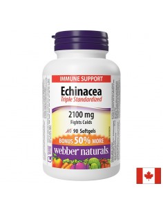 Имунитет - Ехинацея (тройно стандартизиран екстракт) 2100 mg, 90 софтгел капсули