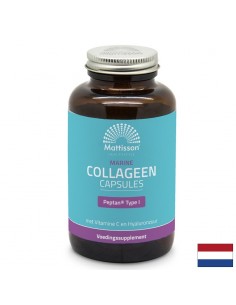 Рибен колаген (тип 1) с витамин С и хиалуронова киселина - Marine Collagen Peptan, 180 капсули 2 - Колаген