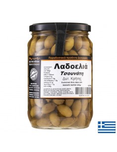 Маслини сорт Tsounati в саламура от западната част на остров Крит, 465 g