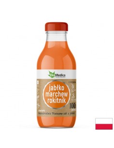 Сок от ябълка, моркови и морски зърнастец, 300 ml - Сок