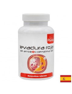 Екстракт от червен ориз и коензим Q10 - Levadura roja Plantis® - контрол на холестерола и здраво сърце, 120 капсули - Червен ориз