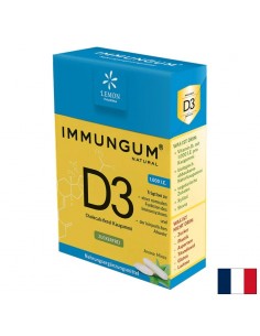 Дъвки с витамин D3 Immungum – за орална хигиена, здрави зъби и свеж дъх, 20 броя с аромат на мента - Витамини и минерали