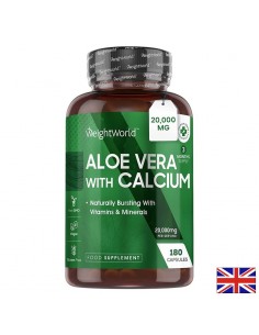 Стомашно-чревен тракт - Алое Вера10 g + Калций 75 mg, 180 капсули - Aloe Vera - Алое Вера