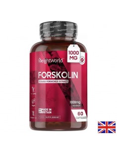Здравословно отслабване - Форсколий 1 g, 60 капсули - Forskolin - Форсколий