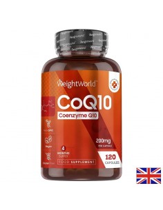 Сърдечно-съдово здраве - Коензим Q10 200 mg, 120 капсули - Coq10 - Коензим Q10
