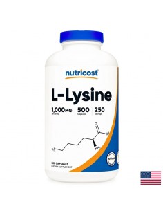 Херпес симплекс, имунно здраве - Л-Лизин 500 mg, 500 капсули - Висок холестерол