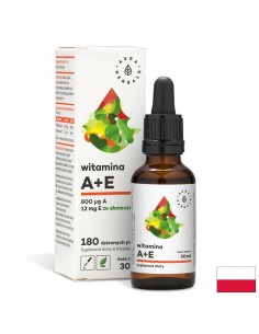 Зрение и имунитет - Витамин А (800 μg) + Е (12 mg), 30 ml капки - Грижа за очи и зрение