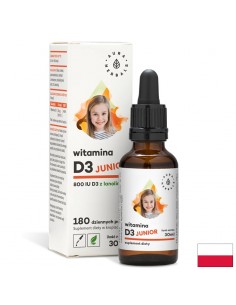 Имунна и костна система - Витамин D3 (800 IU)  - за деца и възрастни, 30 ml капки - Витамин D