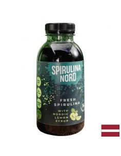 Свежа спирулина & скандинавски лимон - Spirulina Nord, Сироп 330 ml, 14 дози - Диабет и кръвна захар