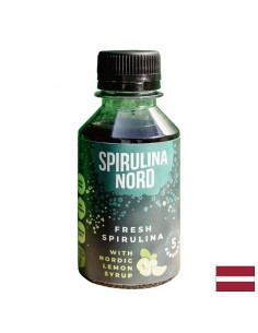 Свежа спирулина & скандинавски лимон - Spirulina Nord, Сироп 120 ml, 5 дози
