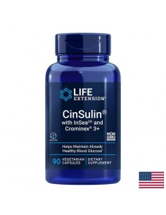 Глюкозен метаболизъм - CinSulin with InSea2 and Crominex®3+, 90 капсули - Сърдечно-съдова система