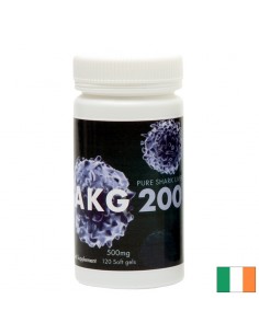 Сърдечна и мозъчна функция - Масло от черен дроб на Акула AKG 200, 1000 mg х 120 софтгел капсули