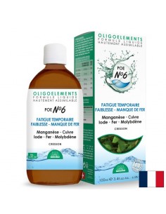 Анемия - Манган, Мед, Йод, Желязо, Молибден с екстракт от Кресон POE N°6, 100 ml - Желязо