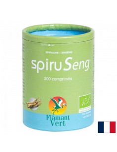 Имунна и нервна системи - Спирулина 450 mg + Азиатски женшен 100 mg Spiru Seng, 300 таблетки