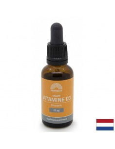 Грижа за костите - Витамин D3 Веган, 25 µg х 25 ml капки - Витамин D