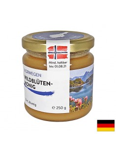 Пчелен мед от диви цветя (Норвегия), 250 g - Пчелни продукти