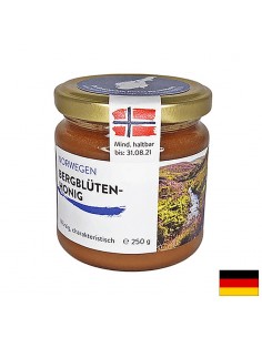 Пчелен мед от планински цветя (Норвегия), 250 g - Пчелни продукти